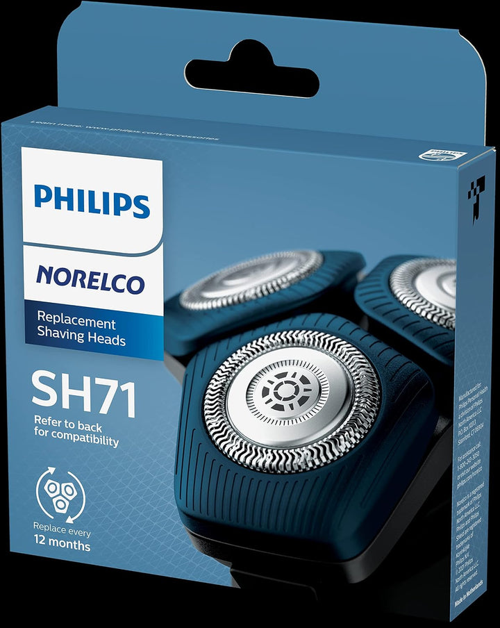 Philips Norelco Cabezales de afeitado genuinos SH71\/52 compatibles...