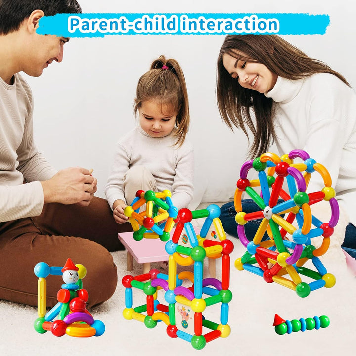 TOKBLOK - Bloques magnéticos para niños y niñas de 3 años de edad,...