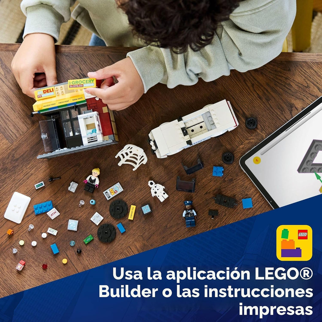 LEGO Marvel Spider-Verse Miles Morales vs. The Spot - Juego de juguetes de construcción – Juguete de superhéroe de Marvel para niños y niñas, a partir de 9 años – con 4 minifiguras – Idea de regalo