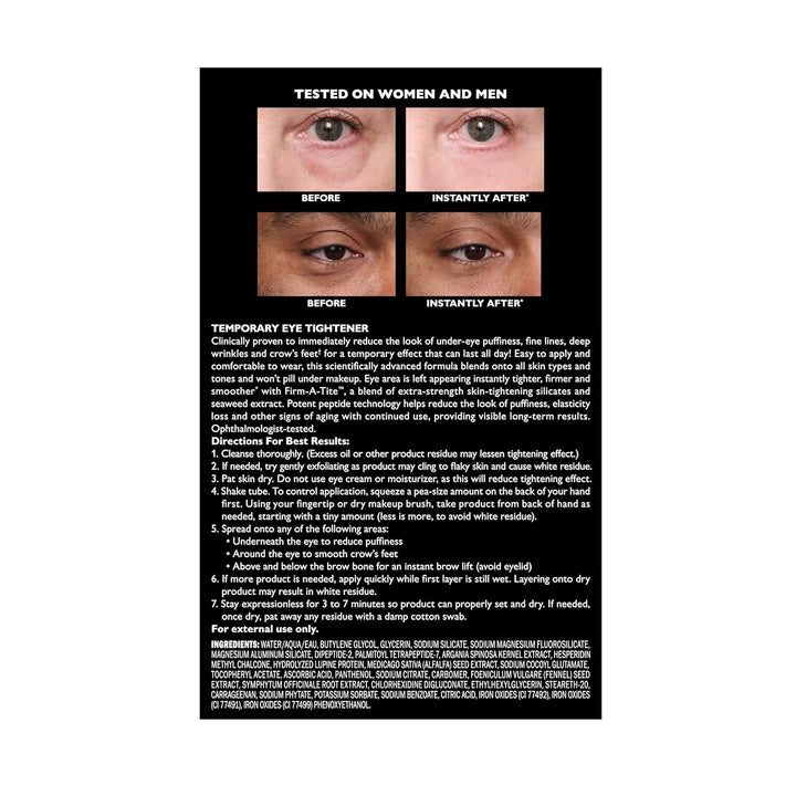 Peter Thomas Roth | Tensor de ojos temporal FIRMx® Fórmula de fácil...