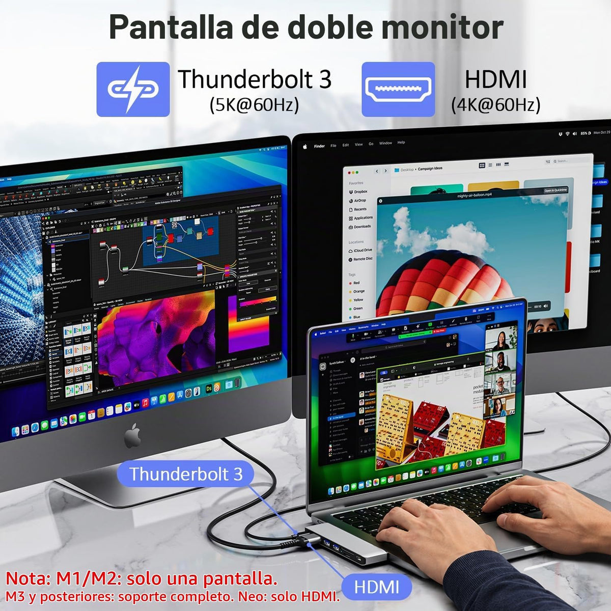 Tioleje, hub USB