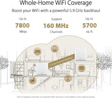 ASUS ZenWiFi XT9 AX7800 Tri-Band WiFi6 Mesh WiFiSystem (1 paquete),...