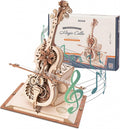 ROKR Rompecabezas de madera 3D para adultos, kits de caja de música de madera, kits de modelo de madera de violonchelo para adultos, proyectos de tallo para adolescentes, regalos de cumpleaños, pasatiempos para mujeres y hombres