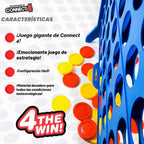 Connect 4 Giant Edition - Juego de 4 pies Jumbo Classic Four en--Row
