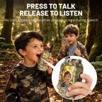 Walkie Talkie para niños con video: paquete de 2 juguetes recargables para niños pequeños con cámara HD y cambiador de voz, juguetes de regalo de largo alcance para niños y niñas de 3 a 8 años para
