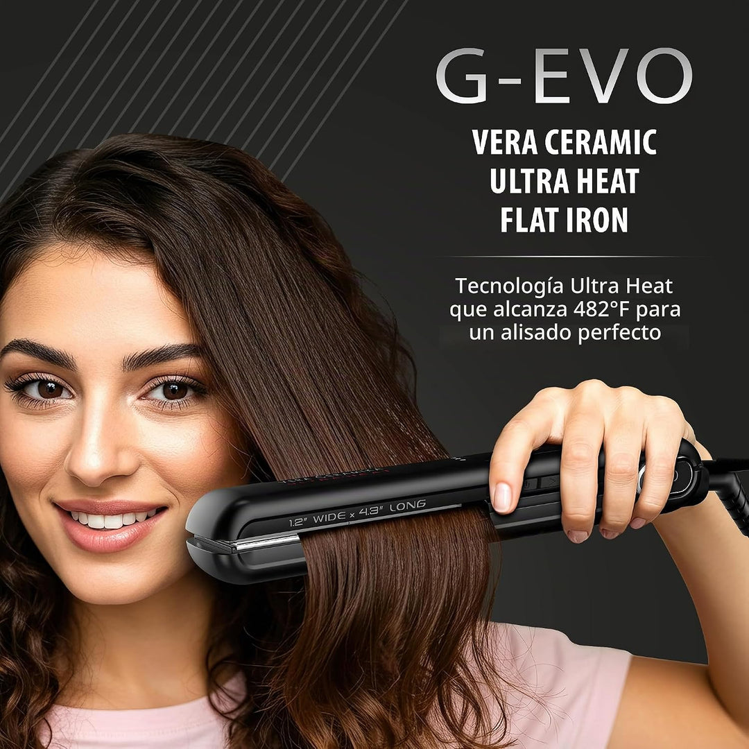 GA.MA Italy Professional G-EVO Vera Plancha plana de cerámica, plac...