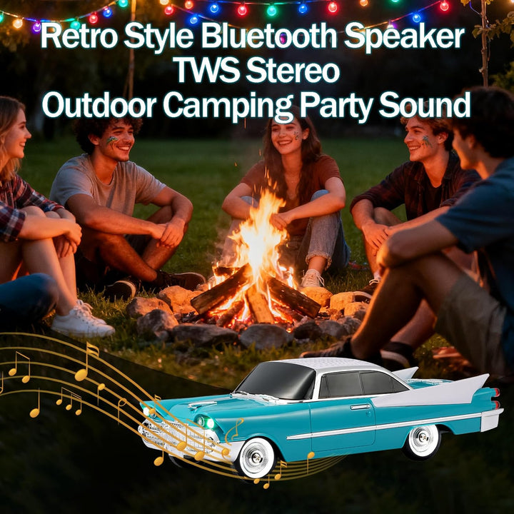 WSTER WS-1965 Replica Altavoz Bluetooth \u2013 Diseño Retro Cohete...