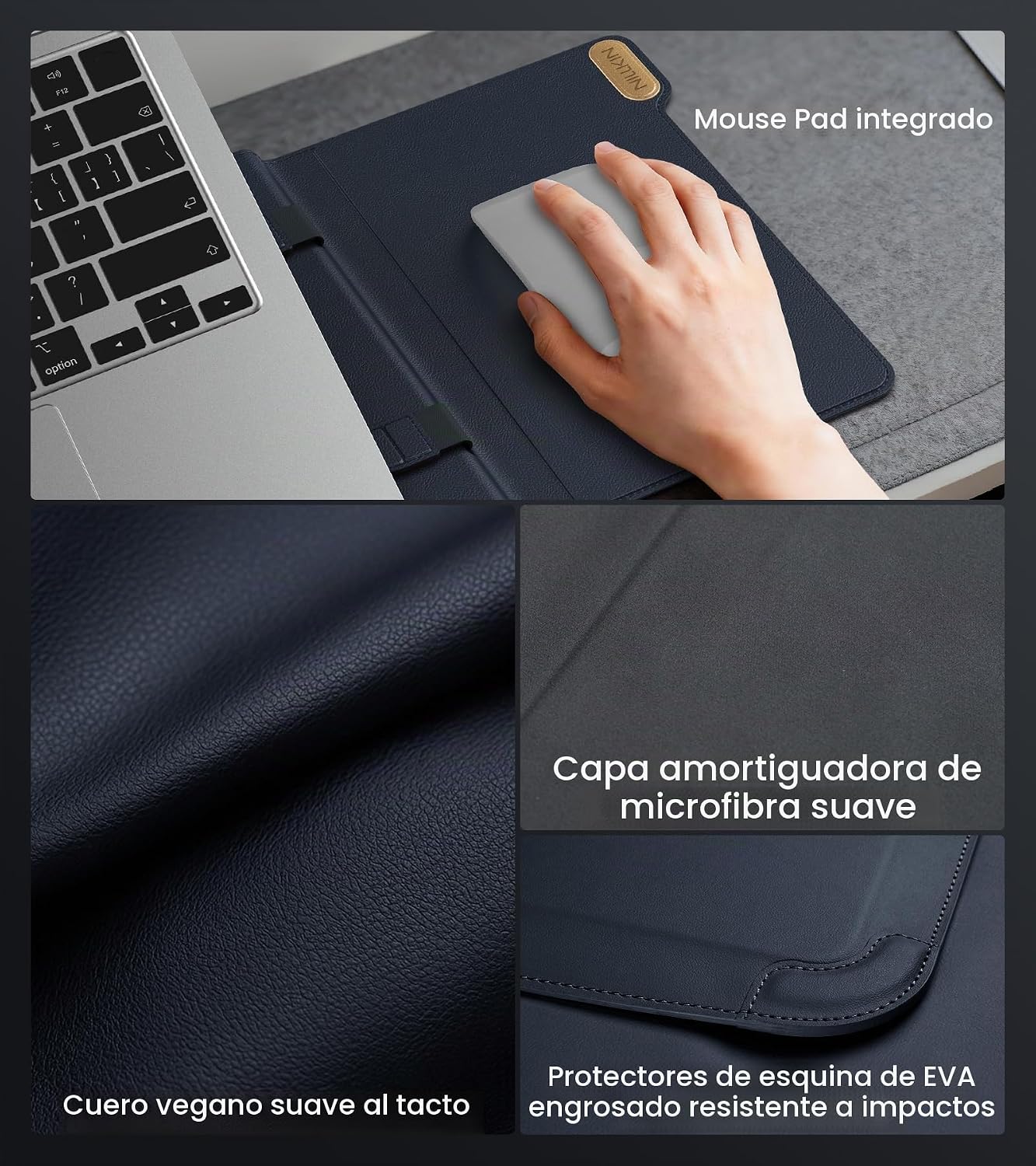 Nillkin Funda para laptop de 16 pulgadas con asa (4 en 1), 2 modos...