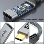 Adaptador USB C a HDMI, paquete de 5, 4K, compatible con