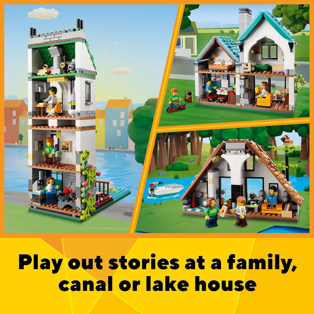 LEGO Creator Casa acogedora 3 en 1 Set 31139 Kit de