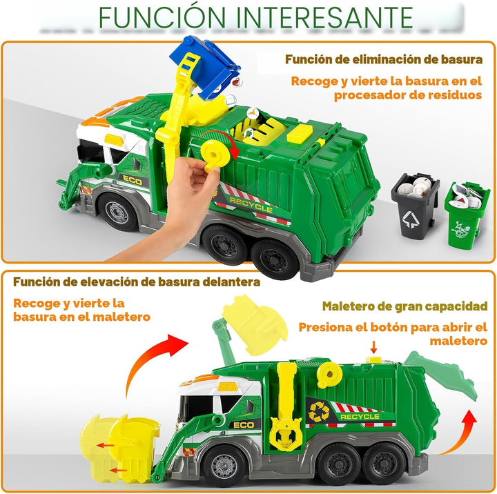 Gran Juego de Camión de Basura para Niños de 3, 4, 5, 6, 7, 8 años,...