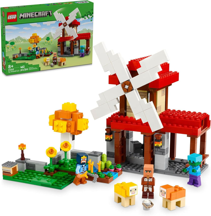 LEGO Minecraft La Granja de Molinos de Viento - Juguetes