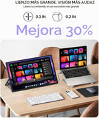 UPERFECT Monitor portátil 4K 60Hz 18.5", 145% sRGB QLED monitor...
