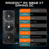 GIGABYTE Radeon RX 9060 XT Gaming OC 16G, tarjeta gráfica, PCIe 5.0...