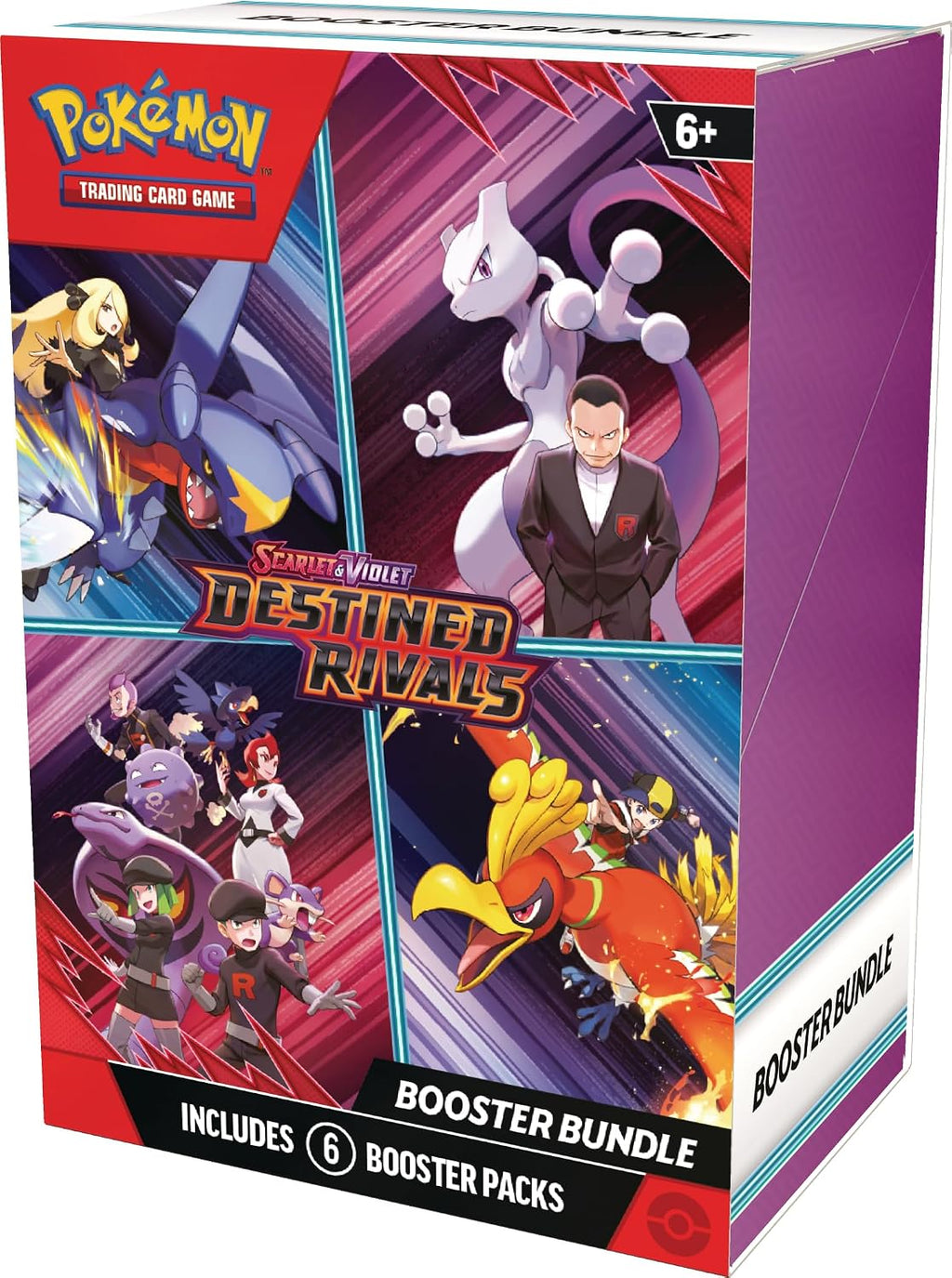 Pokémon TCG: Scarlet & Violet - Paquete de refuerzo Destined Rivals - 6 paquetes