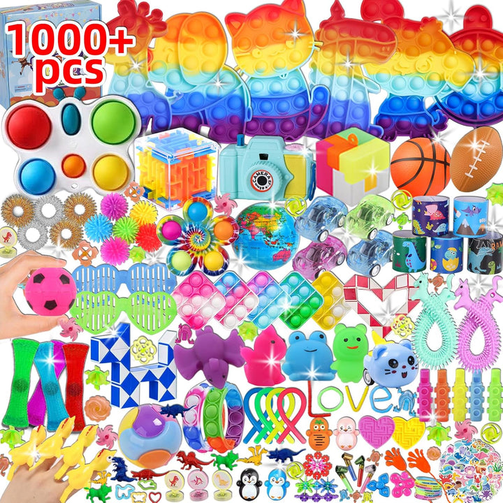 1000 piezas de recuerdos de fiesta para niños, juguetes para ansied...