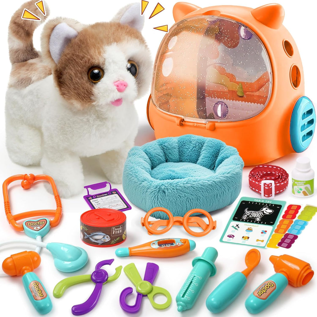 TUZT 17 juguetes interactivos para gatos para niños, juguetes para...