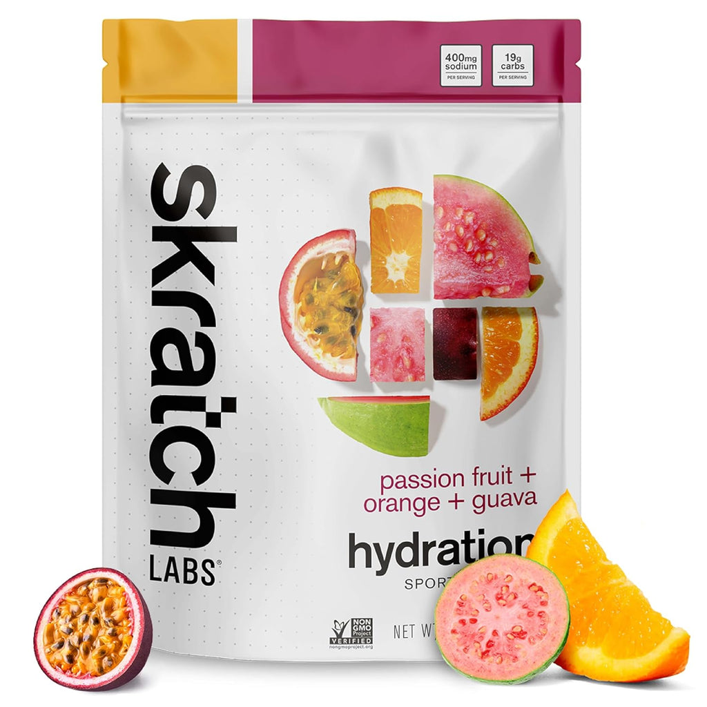 Skratch Labs Mezcla Hidratante, Maracuyá Naranja Guayaba, 20 Porciones