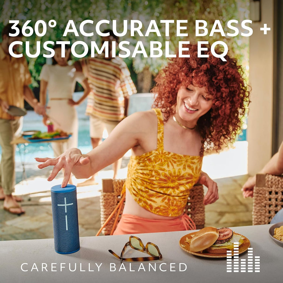 Ultimate Ears Boom 4 - Altavoz Bluetooth portátil impermeable con s...