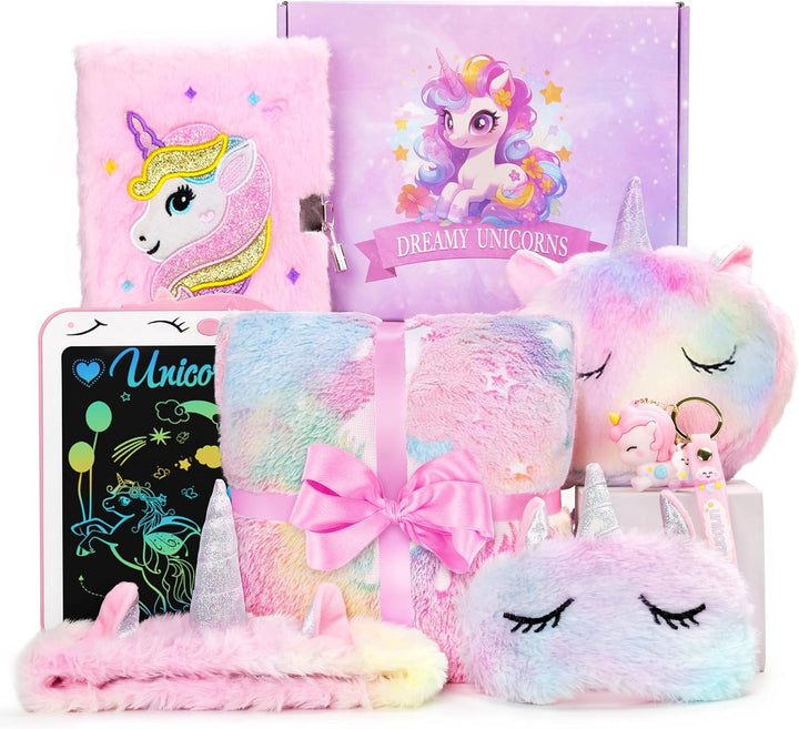 Jenria Regalos de unicornio para niñas, juguetes para niñas de 6 a...