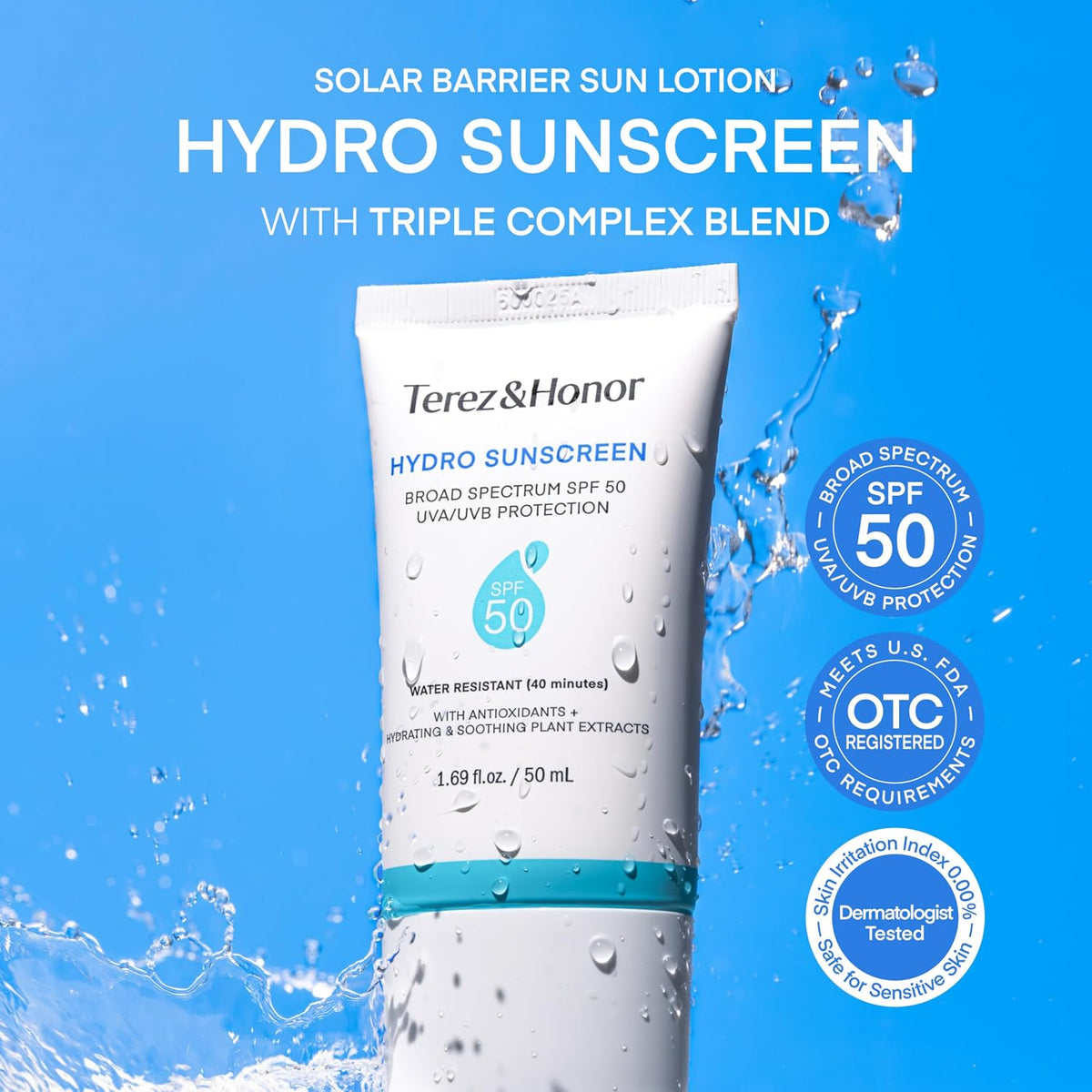 TEREZ &amp; HONOR Kit de crema facial y protector solar para hombre...