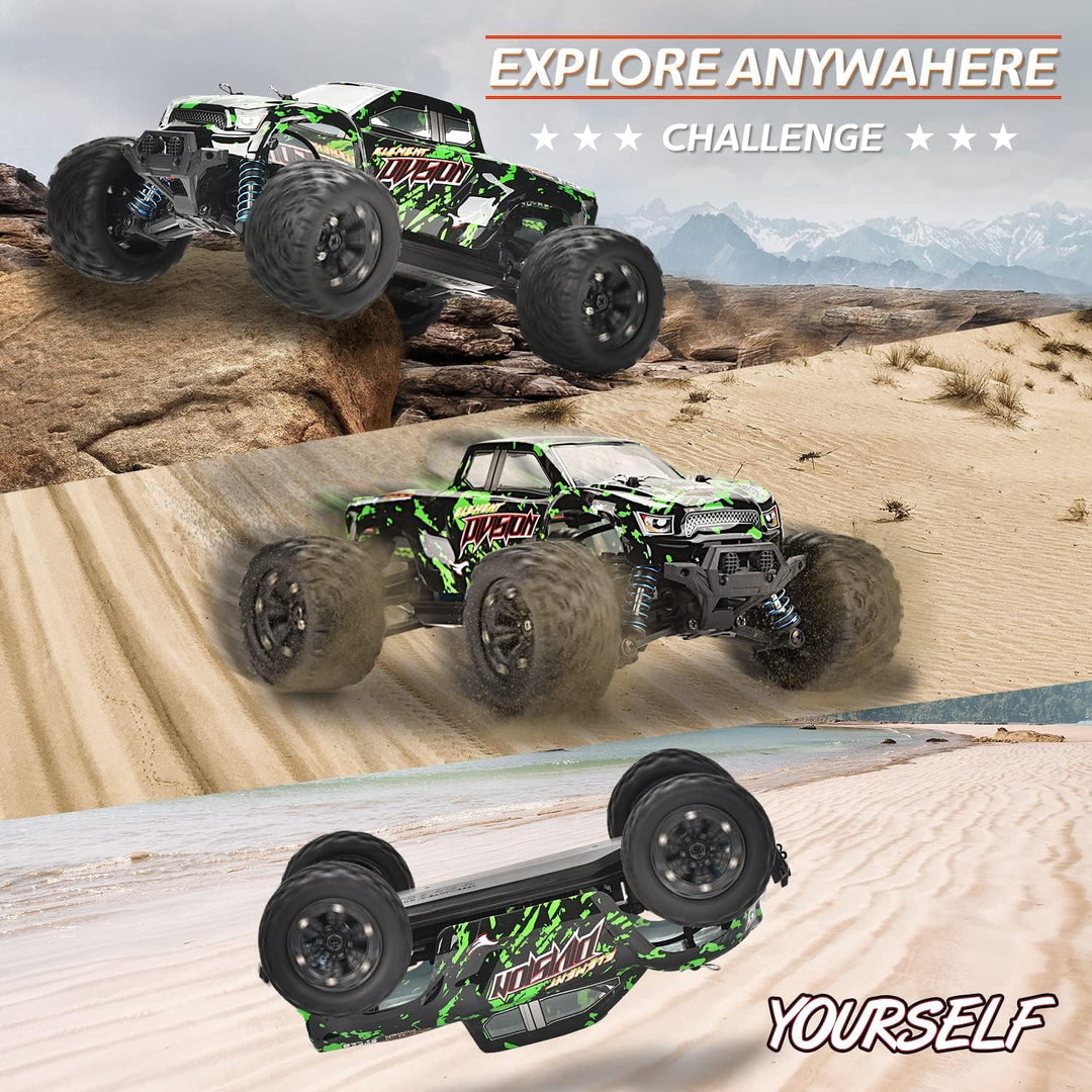 TENSSENX Coches RC todo terreno a escala 1:18, 40 KPH de alta veloc...