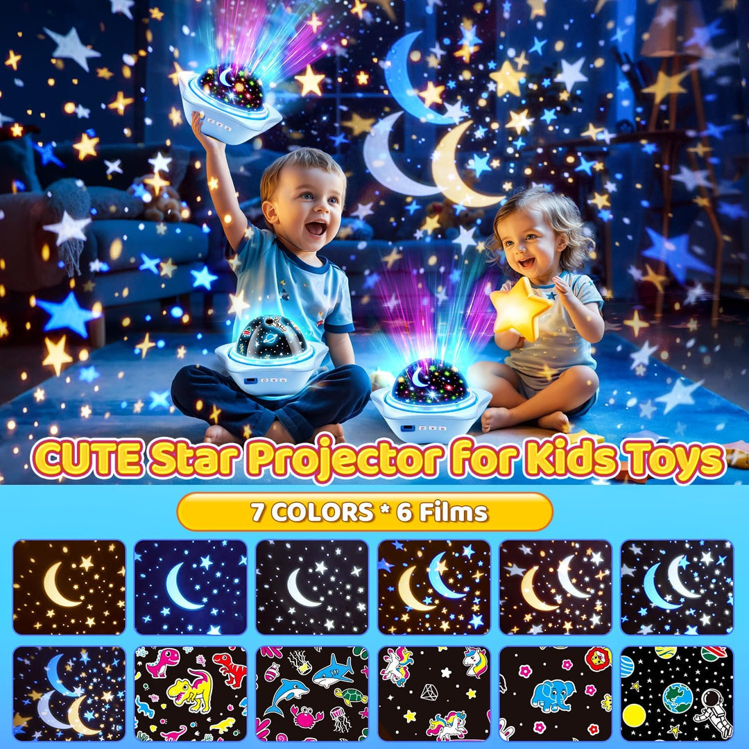 Onefire Proyector de Estrellas Juguetes Luminosos, Estrellas que Br...