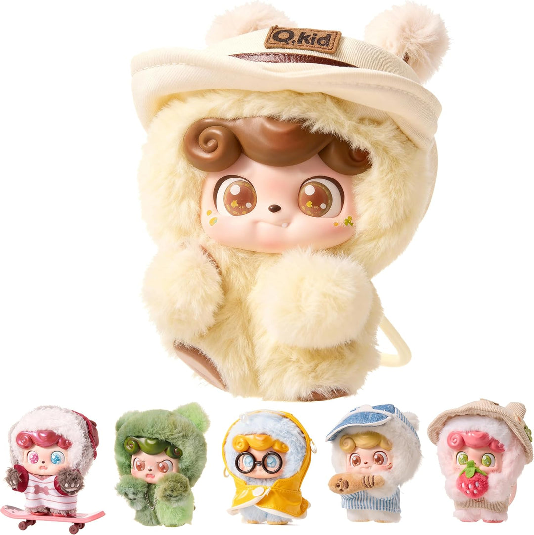 POP JOY Blindbox QKid de felpa de PVC serie de actividades
