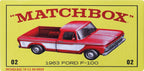 Matchbox Mattel 80Th Anniversary - Paquete de 4 autos y camiones de juguete a escala 1:64 con piezas móviles