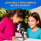 Microscopio de laboratorio de National Geographic con más de 50 accesorios