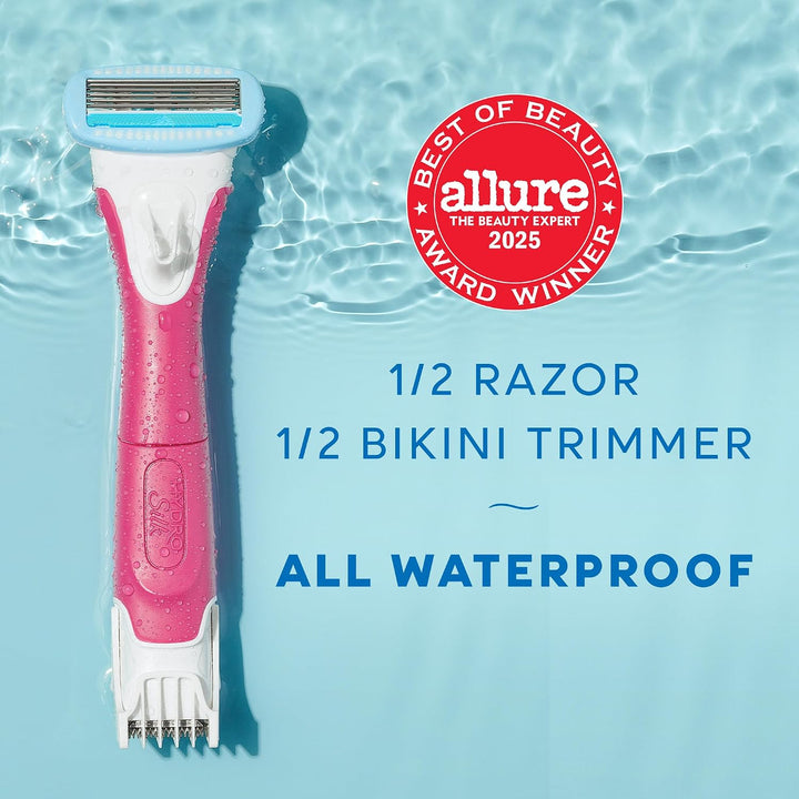 Afeitadora Schick Hydro Silk TrimStyle con recortadora de bikini pa...