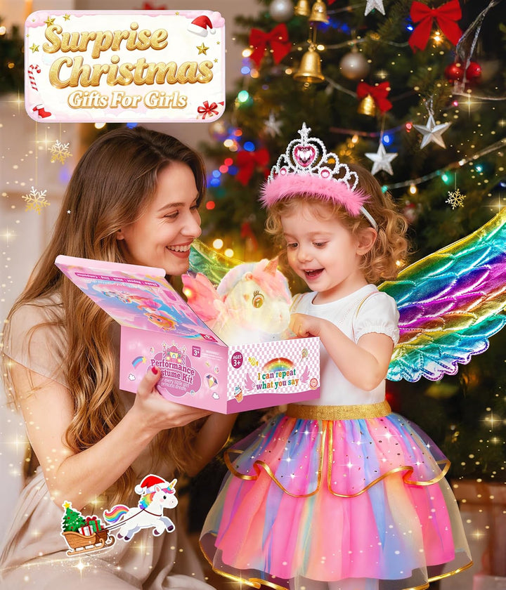 Jeowoqao - Juguetes de unicornio para niñas de 4 a 6 años, unicorni...