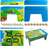 FUNPENY Juego de mesa de trenes de juguete juegos de pista