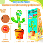 Juguete de cactus que habla bailando y bailando con