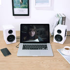 Sanyun SW208 3" altavoces activos de la estantería de Bluetooth 5.0