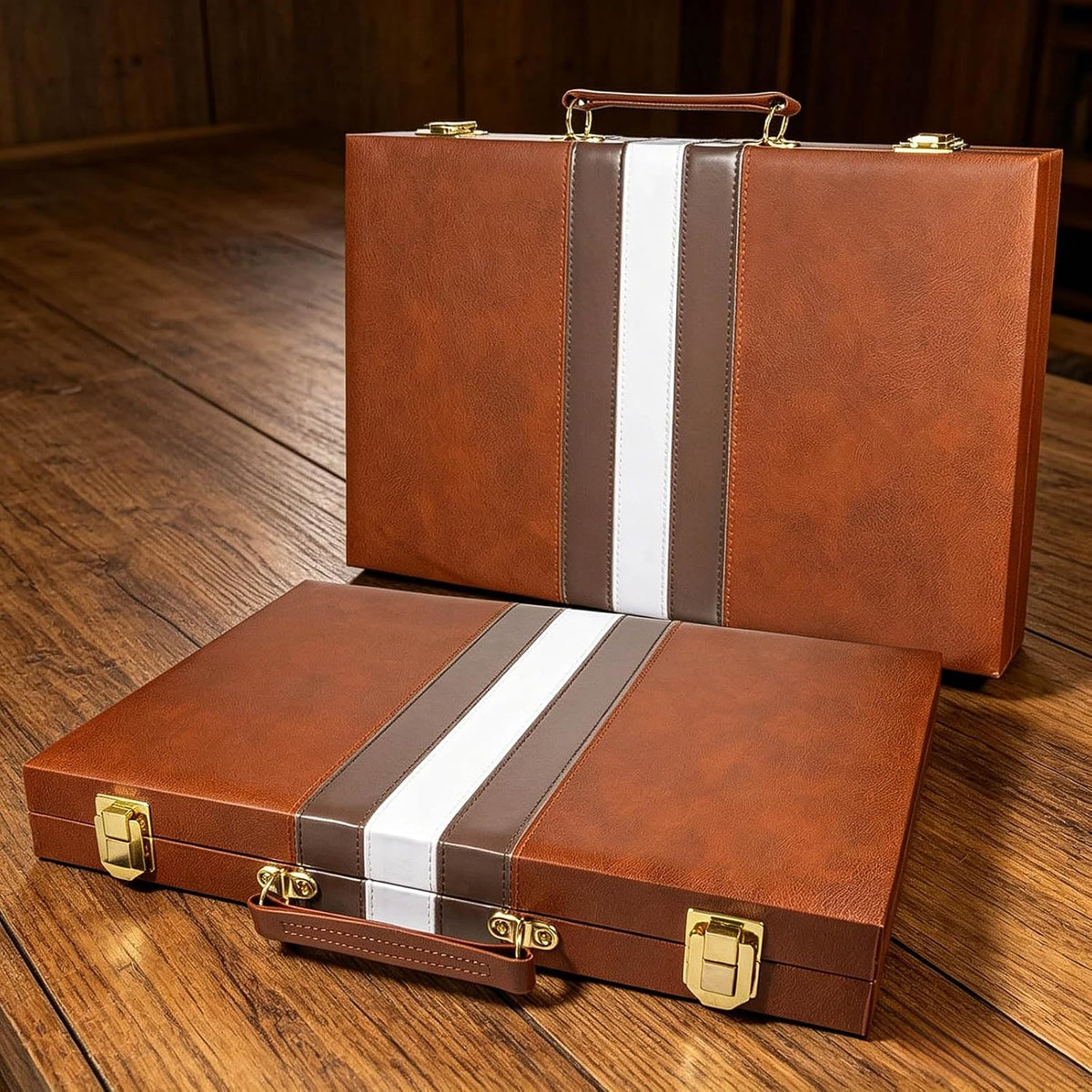 Backgammon Set para adultos, juego de mesa de viaje portátil con funda de