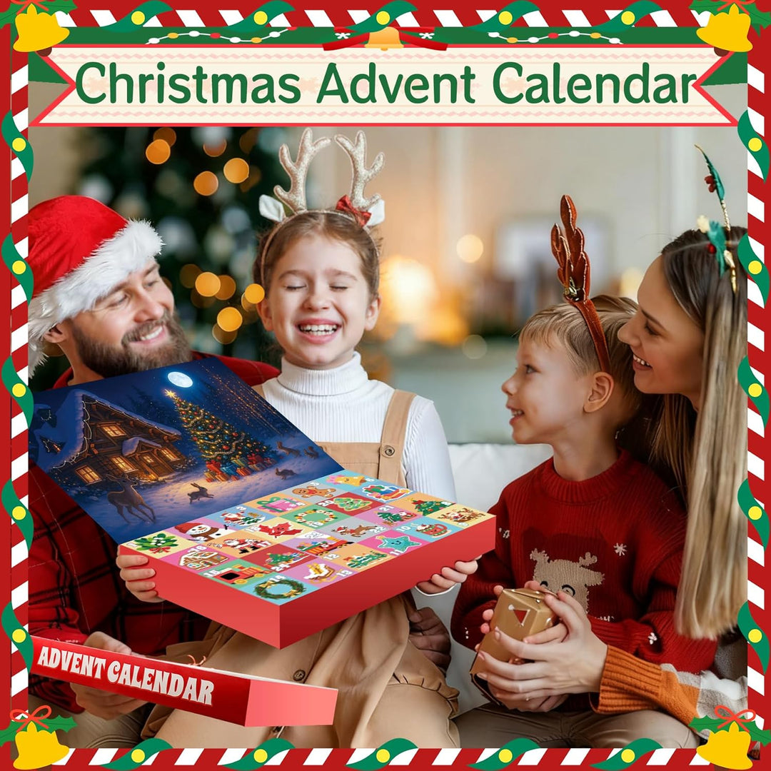 Calendario de Adviento con mini juguetes impresos en 3D