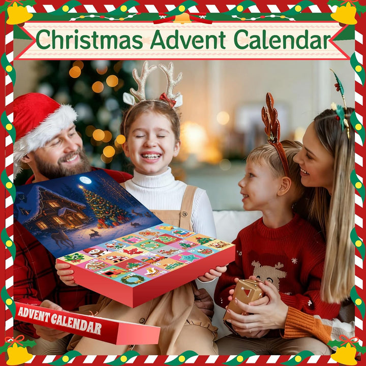 Calendario de Adviento con mini juguetes impresos en 3D
