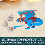 Dreamworks Dragons Blazing Battles Deadly Nadder Slash Shot Figure Playset