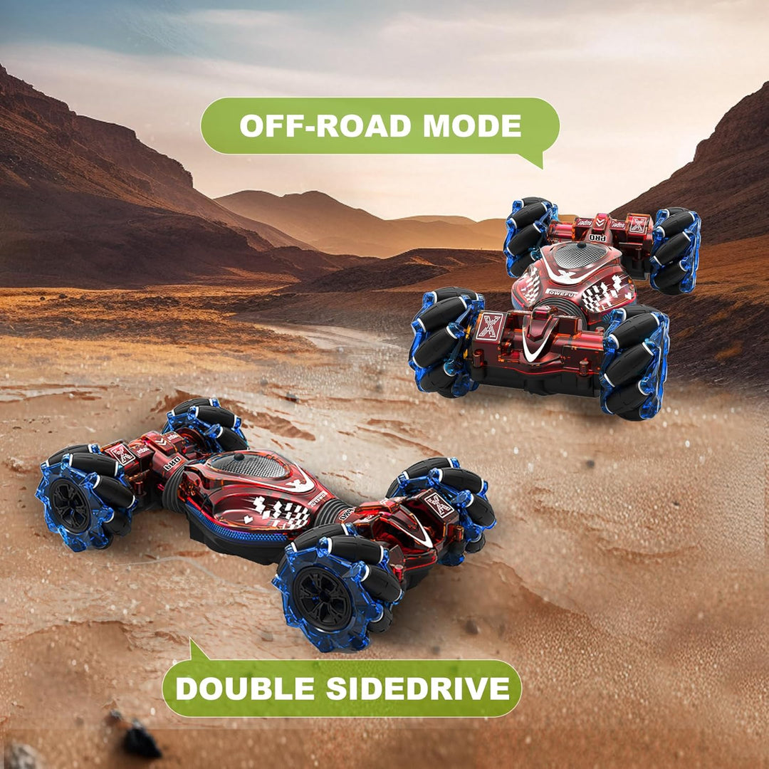 HOSHIPLAY Automóvil a control remoto con gestos 1:24 4WD transforma...