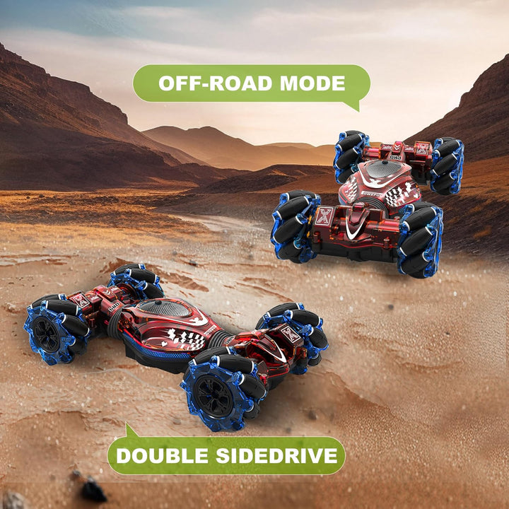 HOSHIPLAY Automóvil a control remoto con gestos 1:24 4WD transforma...