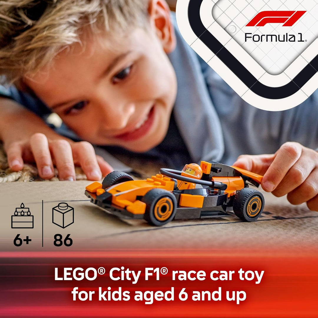 LEGO City F1 Driver McLaren Race Car Toy Modelo de