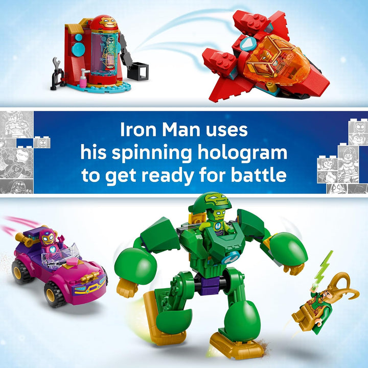 LEGO Marvel Iron Man y sus increíbles amigos Loki contra el equipo...