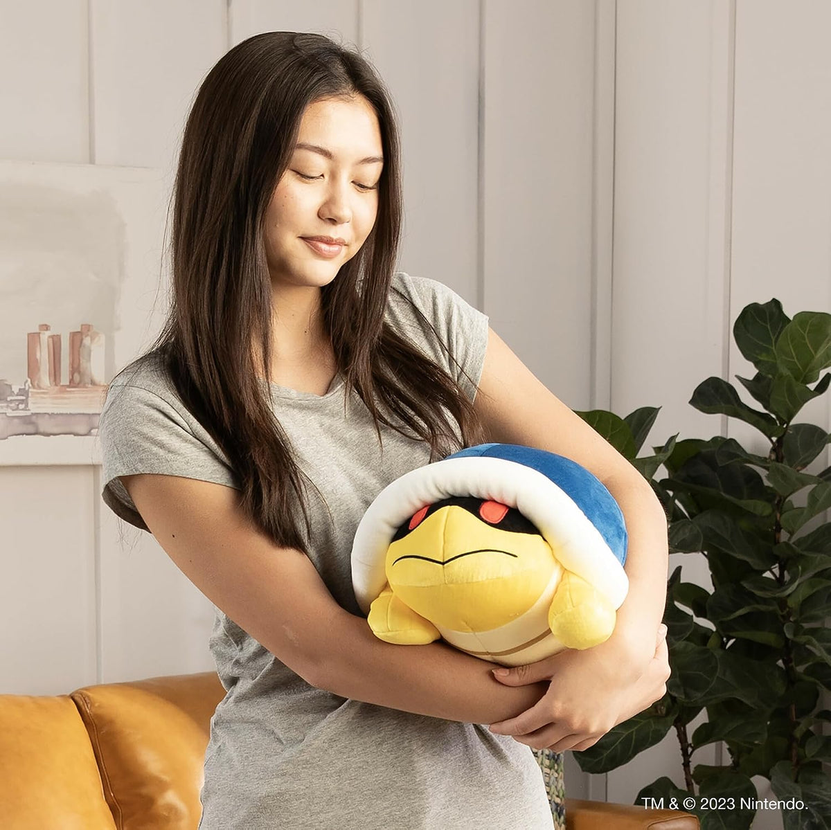 Club Mocchi Mocchi - Peluche de Super Mario - Peluche de Buzzy Beetle - Juguetes esponjosos de Mario y lindos animales de peluche - Decoración de sala de juegos - Coleccionables de videojuegos - 15