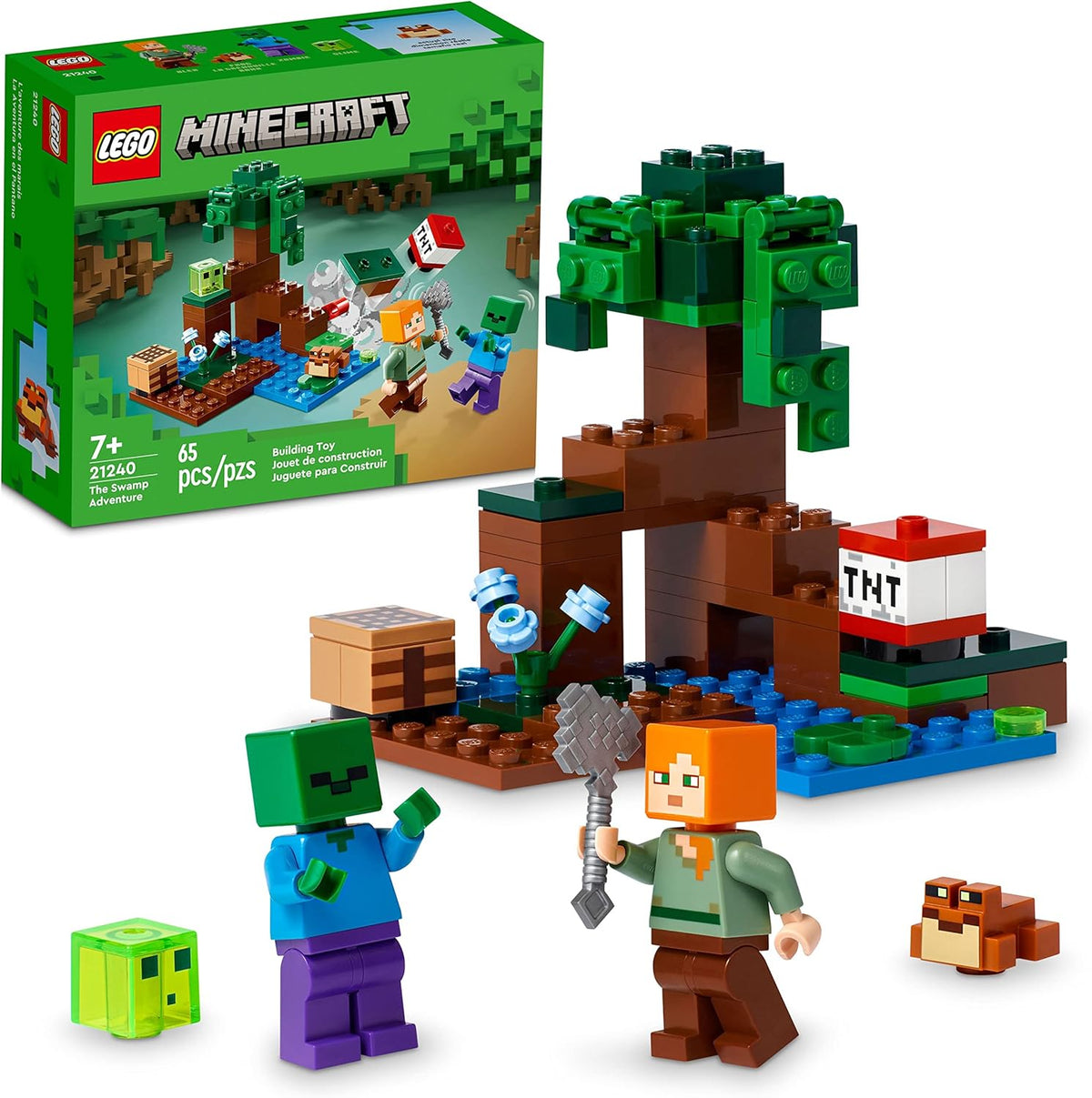 LEGO Minecraft The Swamp Adventure 21240 juguete de