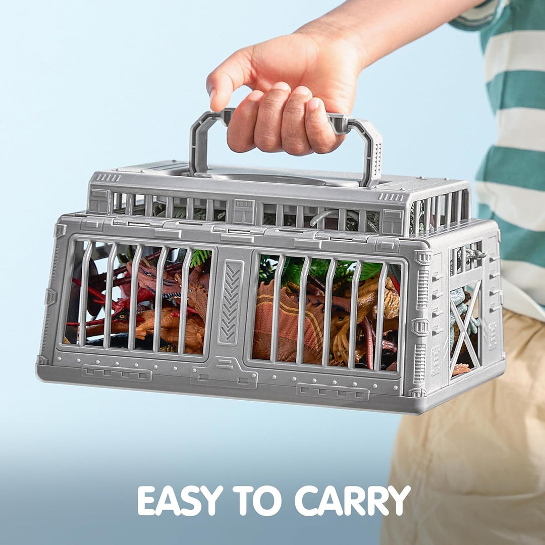 JOYIN Juguetes de dinosaurio con tapete de juego de