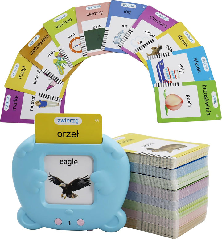 MAYAPHILOS 510 tarjetas flash hablantes en polaco e inglés | Juguet...
