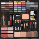 Kit de maquillaje profesional para mujeres y niñas, kit completo co...