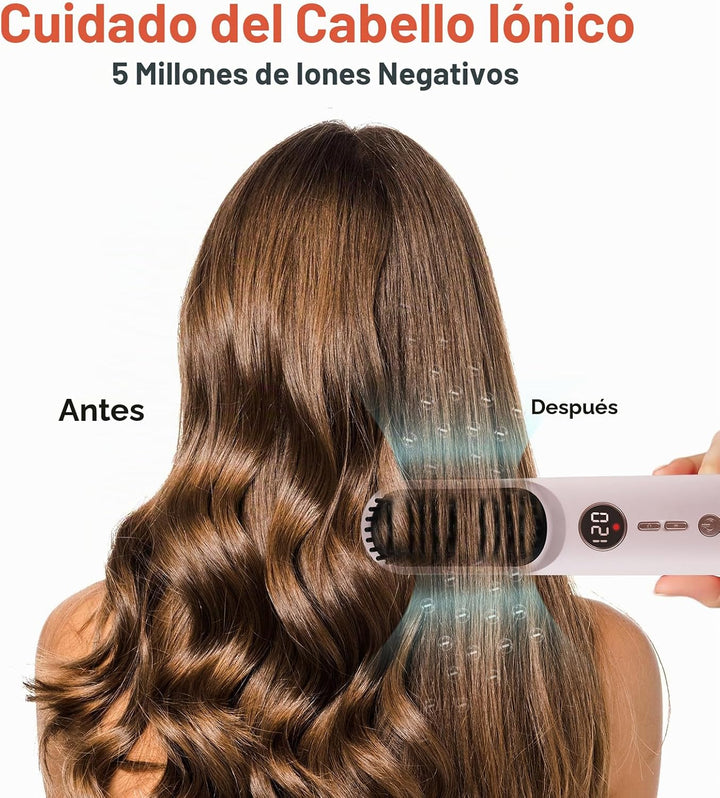 TANSHINE Go Brush Pro 2026 Cepillo alisador de cabello inalámbrico,...