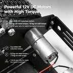 Kit de chasis de tanque robótico metálico con motor DC para Arduino Raspberry Pi DIY
